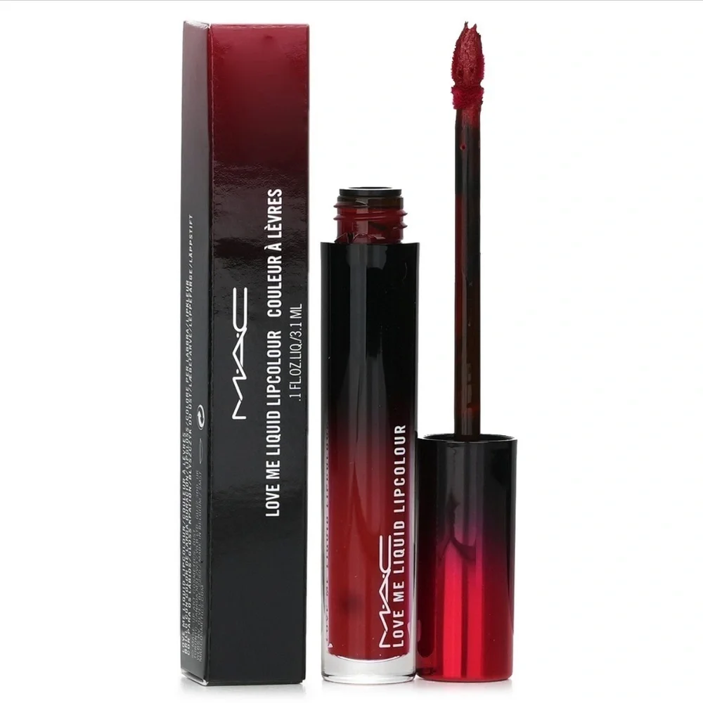 New MAC Love Me Liquid Lipcolour color 493 E For Effortless 0.1oz/3.1 ml